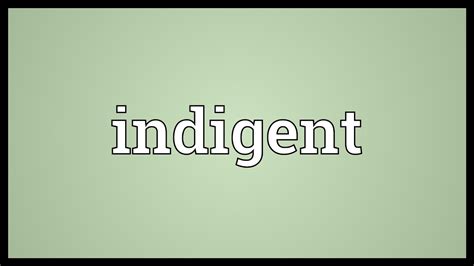 indigent meaning in tagalog|indigent .